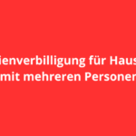 Prämienverbilligung für Haushalte mit mehreren Personen