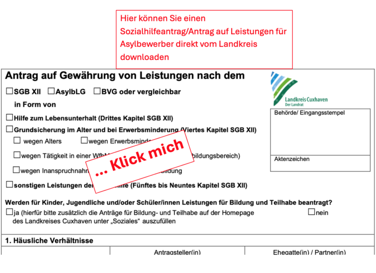 Welche Auswirkungen hat ein Standortwechsel auf die Sozialhilfe?