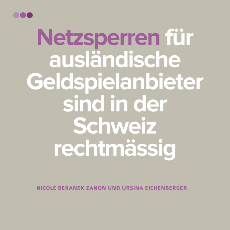 Wie geht das Schweizer Recht mit der Regulierung von Internetanbietern und ISPs um?