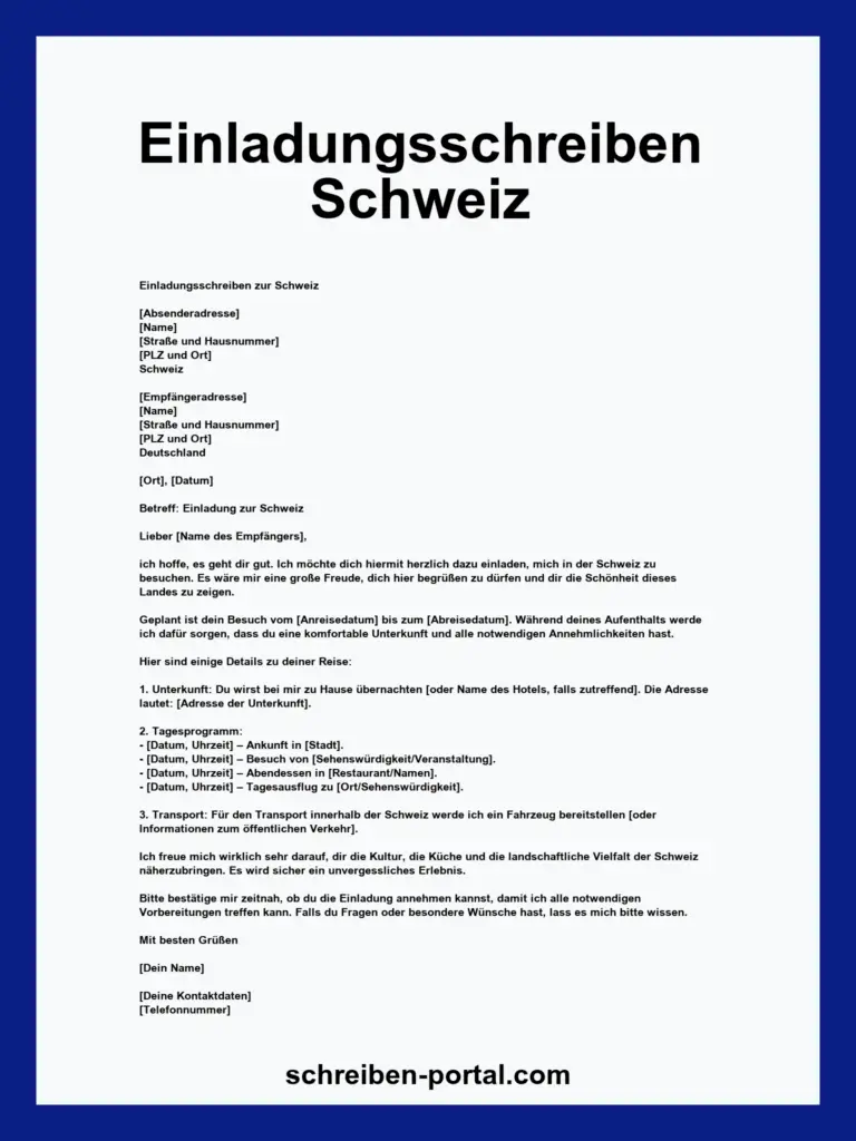 Visum für die Teilnahme an Konferenzen in der Schweiz: Was ist erforderlich?