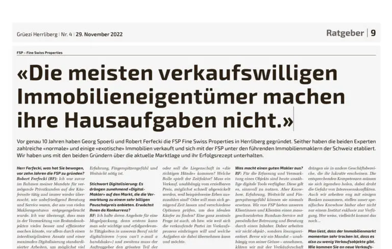 Die Rolle von Immobilienmaklern in der Schweiz und wie man den richtigen auswählt