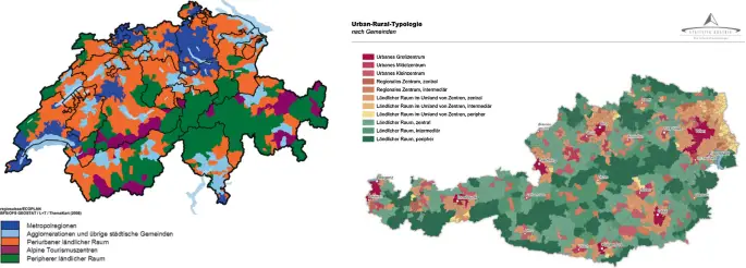 Welche Prämienunterschiede gibt es zwischen städtischen und ländlichen Gebieten?