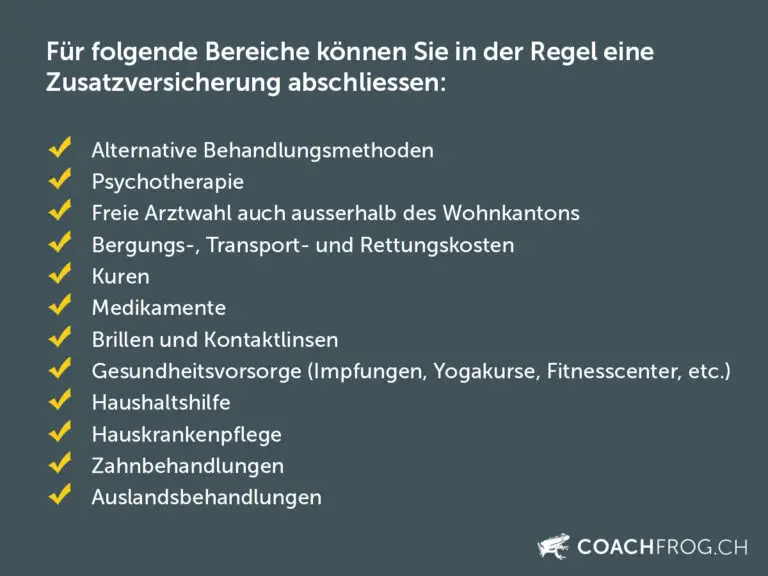 Welche Zusatzversicherungen sind bei hohen Grundprämien sinnvoll?