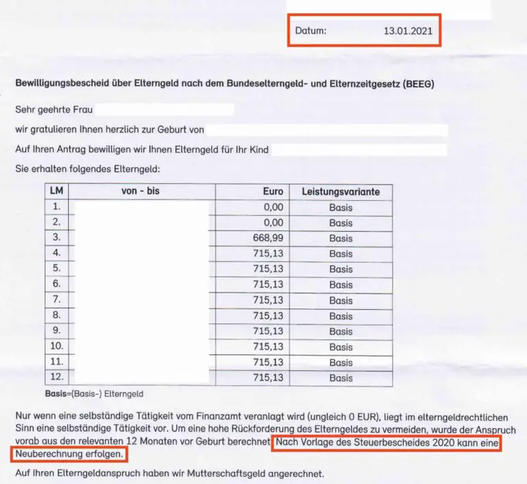 Wie beeinflussen hohe Einkommen die Mutterschaftsentschädigung?