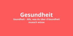 Gesundheit