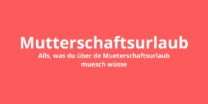Mutterschaftsurlaub